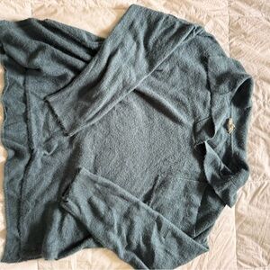 Oversized Cozy Green Women's Sweater